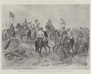 With the Allied Forces in China by Johann Nepomuk Schonberg